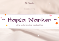 Hapsa Marker Font - Featured Image