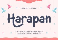 Harapan Font - Featured Image