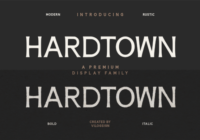 Hardtown Font - Featured Image
