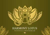 Harmony Lotus Mandala Monogram Font - Featured Image