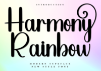 Harmony Rainbow Font - Featured Image