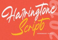 Harringtone Script Font - Featured Image