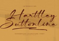 Harttley Suttonline Font - Featured Image