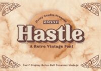 Hastle Font - Featured Image