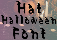 Hat Halloween Font - Featured Image