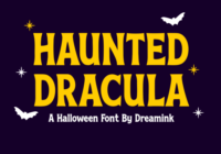 Haunted Dracula Font - Featured Image