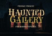 Haunted Gallery Font - Featured Image