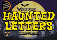 Haunted Letters Font - Featured Image