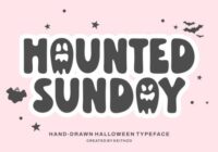 Haunted Sunday Font - Featured Image