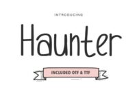 Haunter Font - Featured Image
