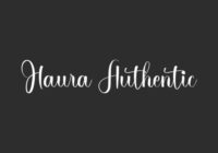 Haura Authentic Font - Featured Image