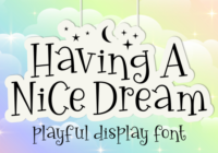 Having a Nice Dream Font - Featured Image