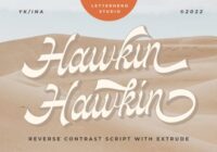 Hawkin Font - Featured Image