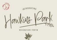Hawkins Park Font - Featured Image