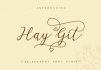 Hay Git Font - Featured Image