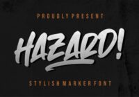 Hazard Font - Featured Image