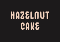Hazelnut Cake Font - Featured Image
