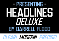 Headlines Deluxe Font - Featured Image