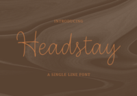 Headstay Font - Featured Image