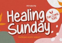 Healing Sunday Font - Featured Image