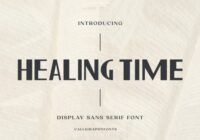 Healing Time Font - Featured Image