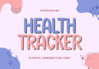 Health Tracker Font - Featured Image