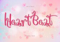 Heart Beat Font - Featured Image