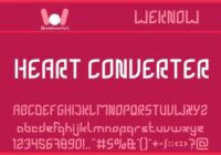 Heart Converter Font - Featured Image