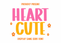 Heart Cute Font - Featured Image
