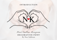 Heart Emblem Monogram Font - Featured Image