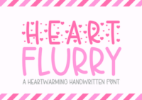 Heart Flurry Font - Featured Image