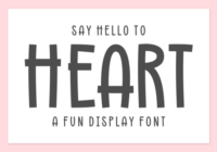 Heart Font Font - Featured Image