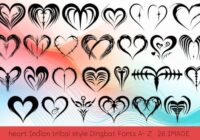 Heart Indian Font - Featured Image