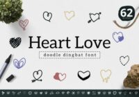 Heart Love Font - Featured Image