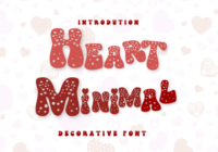 Heart Minimal Font - Featured Image