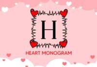 Heart Monogram Font - Featured Image
