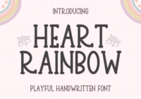 Heart Rainbow Font - Featured Image