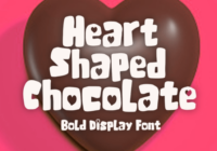 Heart Shaped Chocolate Font - Featured Image