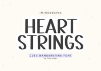 Heart Strings Font - Featured Image