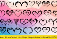Heart Thorns Font - Featured Image