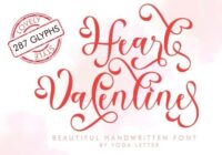 Heart Valentine Font - Featured Image