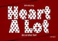 Heart a Lot Font - Featured Image