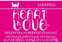 Heart and Love Font - Featured Image