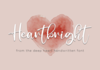 Heartbright Font - Featured Image