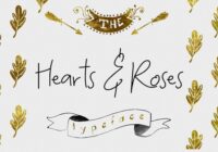 Hearts and Roses Font - Featured Image