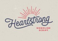 Heartstrong Font - Featured Image