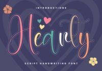 Hearty Font - Featured Image