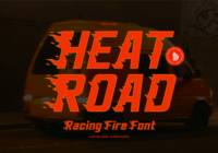 Heat Road Font - Featured Image