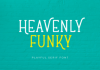 Heavenly Funky Font - Featured Image