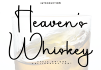 Heavens Whiskey Font - Featured Image